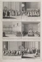 KG 11833
          <br/>
          Catholiques: L'ENTRÉE des CARDINAUX au CONCLAVE. (...) L'EXAMEN des VIVRES.
          <br/>
          <em>Picart, Bernard (1673-1733)</em>